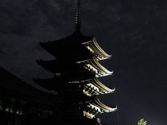 駅までの帰り道に
興福寺・五重塔のライトアップを見物

満月と五重塔

荘厳な雰囲気が いいね！