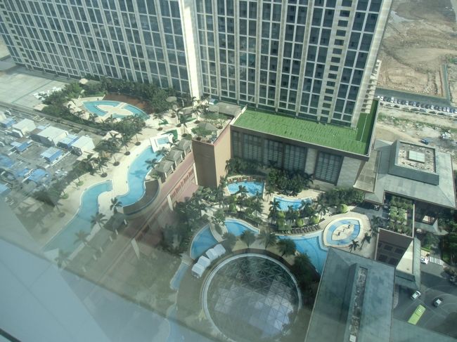 泳がなかったけど、プールもある