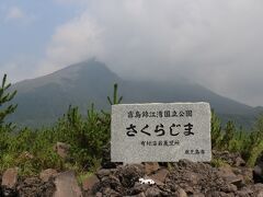 有村溶岩展望所から見る桜島。