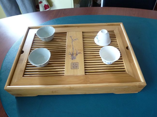 購入した茶碗と茶舟