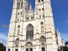 グランプラス周辺あっという間に一回り。ブリュツセルは思ってたより狭いですね。ということで、離れてても目立つサン・ミッシェル大聖堂に行ってみましょうか。まだ5時位です。午後9時までは全然明るいので観光にはとても安心で、回れるところも多くなり、得した気分でしたね。