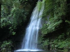 かずら橋の近くにある滝