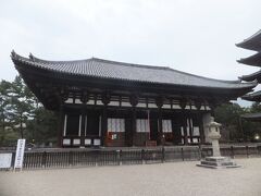 こちらの建物は東金堂。中に入ることはできませんでした。