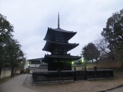 国宝の三重塔です。