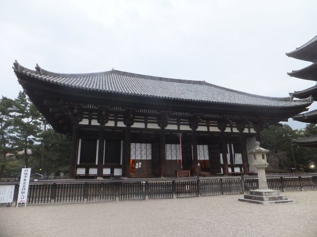 こちらの建物は東金堂。中に入ることはできませんでした。