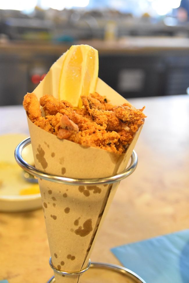 いいだこだったか蛍烏賊だったか忘却。<br /><br />から揚げです。<br />これも大変美味。<br /><br />ビールが進みます。<br /><br />ペロリとたいらげました。