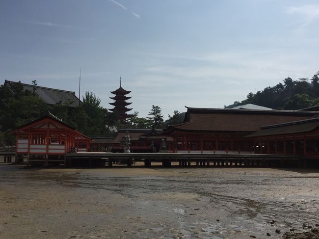 弥山に登る予定でしたが、岩村でもみじまんじゅうを買って