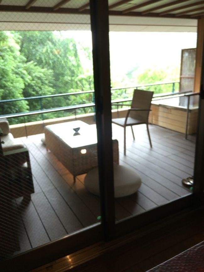 お部屋に案内されました