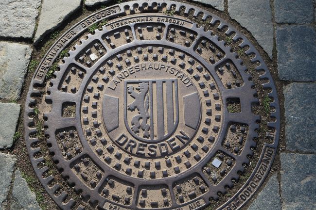 ドレスデンのマンホール