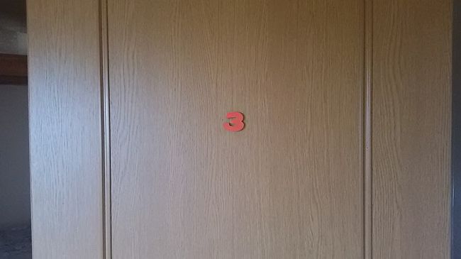 泊まった部屋は　３号室