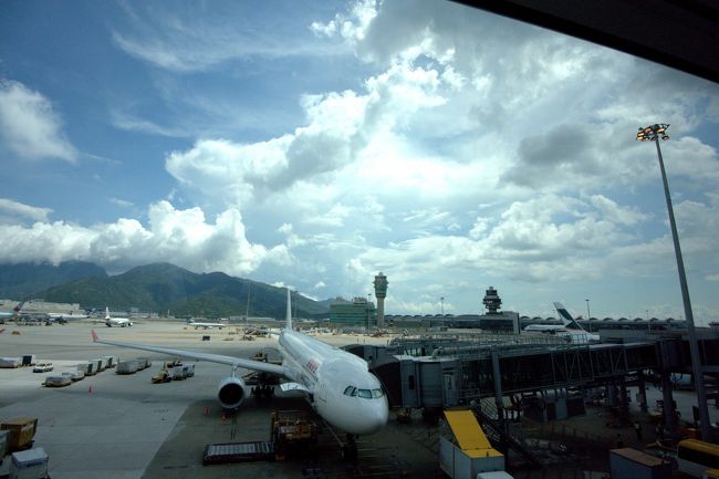 香港国際空港。
