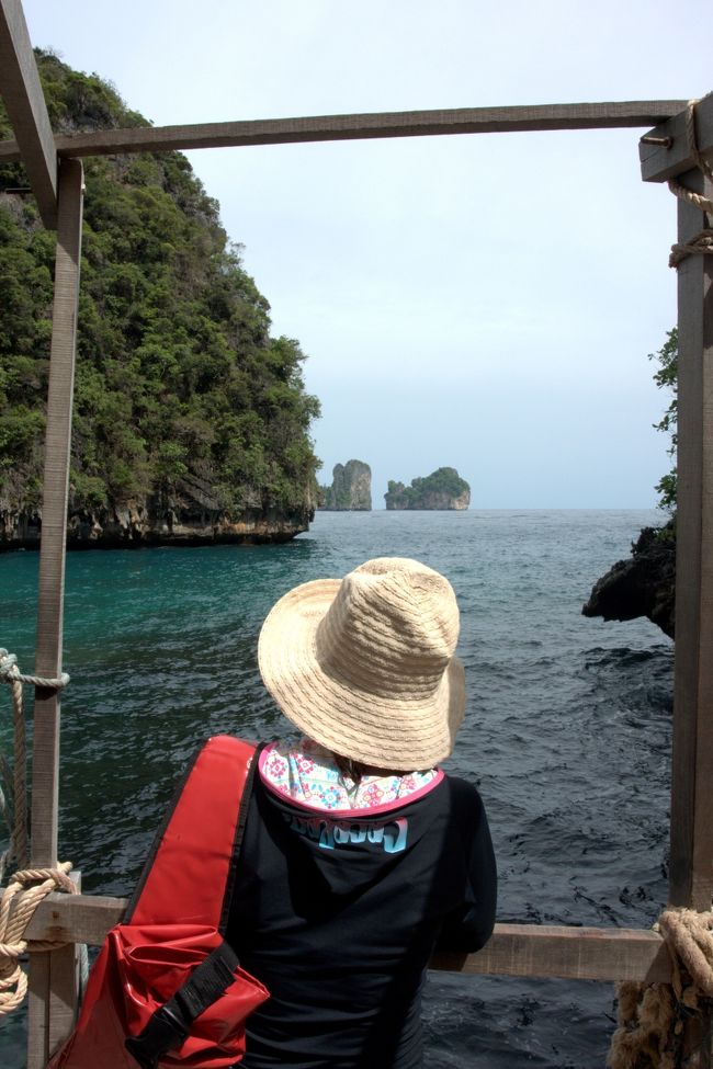 ピピレイ島が一番細くなった地形部。