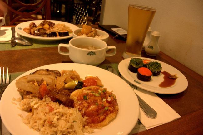 この日の夕食はホテルで、