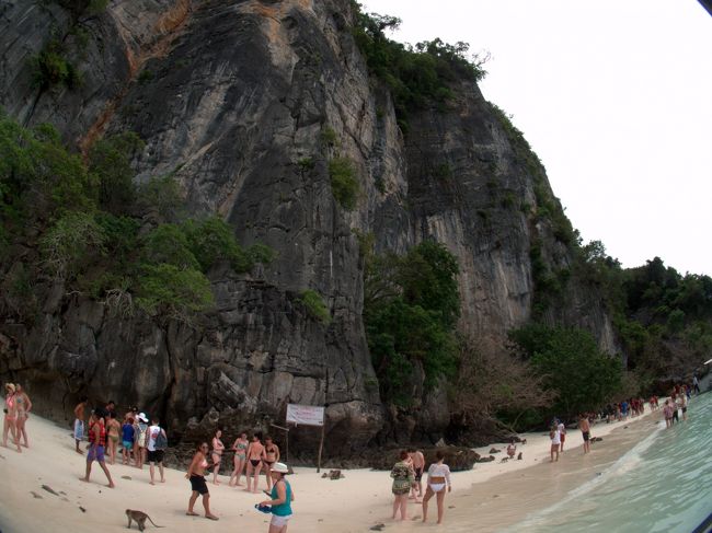 モンキービーチを後にします。