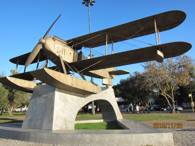 昔の、飛行機もありました。