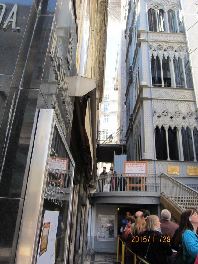 サンタ・ジュスタノエレベーターです。