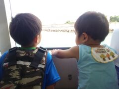 2日目はメインの「渡嘉敷島」へ。

船便が少ないので、高速船は予約必須です。事前に電話で予約できます。

中国の方は予約していないのか、この高速船にはほぼ日本人だけ。予約していない方はゆっくりとフェリーで行くことになります。

もちろん満席です。早めに乗らないと、家族バラバラになります。

