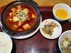 用事を済ませて晩御飯は羽田空港で麻婆豆腐を食べて帰りました