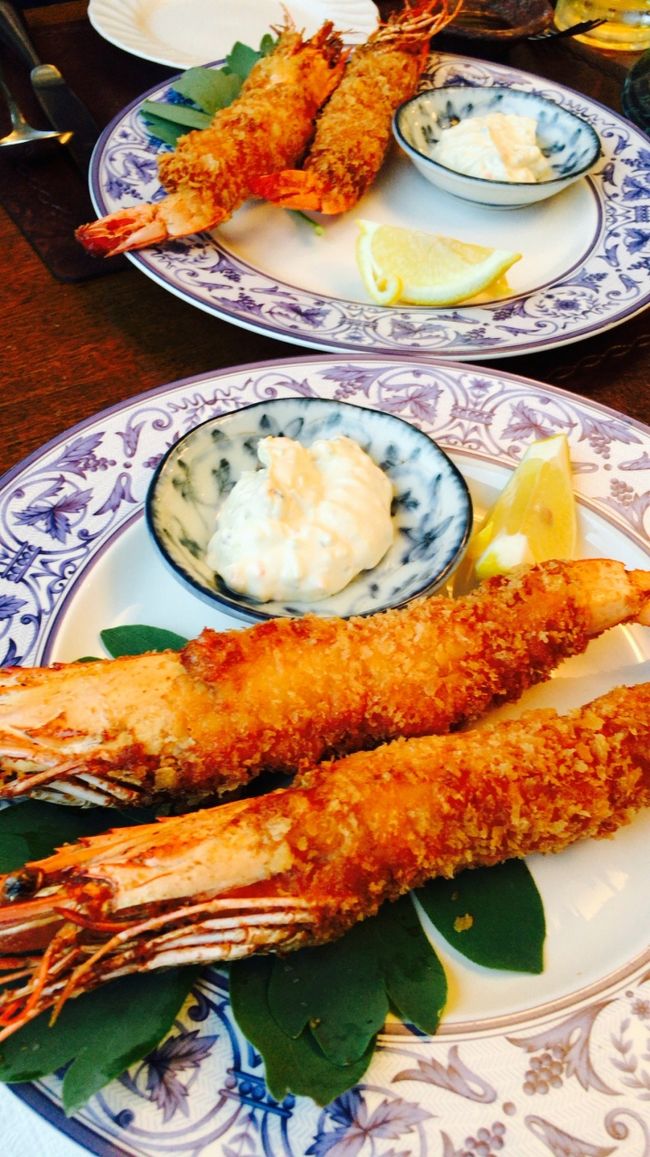 コースと別で海老フライ お願いして<br />これがメチャクチャ美味しいです
