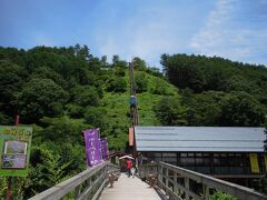 道の駅正面に山の急斜面を登るリフトカーが。
山の上に「花の森公園」があるようなので行ってみた。

それにしても、強烈な日差しで腕がチリチリする。