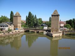 クヴェール橋と運河の景色、お天気も良く、幸せです。