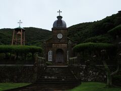 夕方、雨が上がったので島の北東にある頭ヶ島の頭ヶ島教会へ。