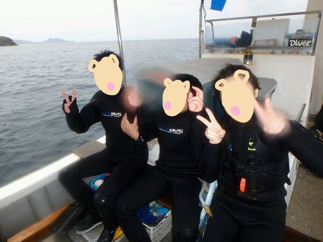 海亀とマンタに会えてラッキーでしたヽ(^o^)丿<br />この日スノーケルチームは私たちの他に見かけませんでした。<br />ダイビングが良いんだろうなあ<br /><br />お世話になりました！！<br /><br />さっきの場所で、シャワーと着替えをして、川平湾に送ってもらいました。