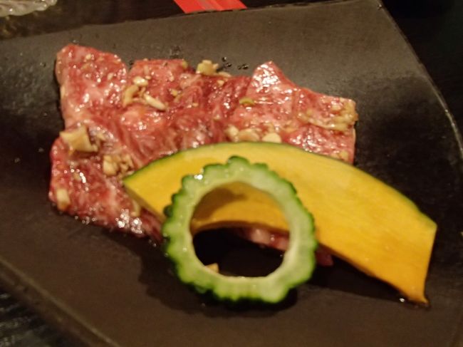 石垣島で、宮古牛カルビ