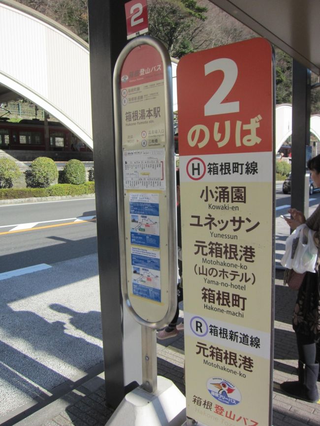 箱根湯本駅 高速バスのりば サイン 箱根湯本駅 高速バスのりば サイン 第3章 昭和59年 「小田急箱根高速