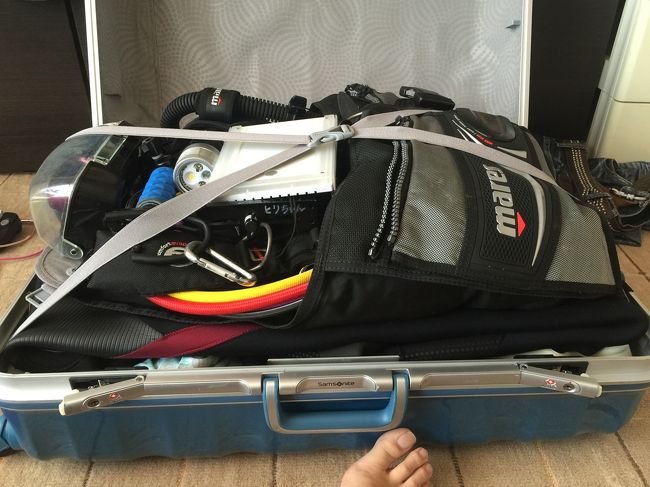 1人分は往復宅急便<br />1人分はこうして詰め込んでw