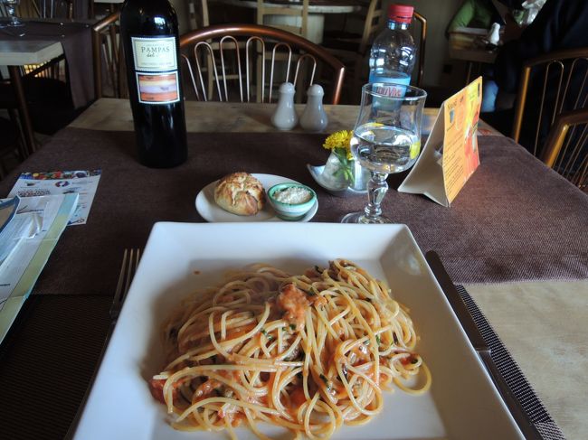 ランチはイタリアンでスパ