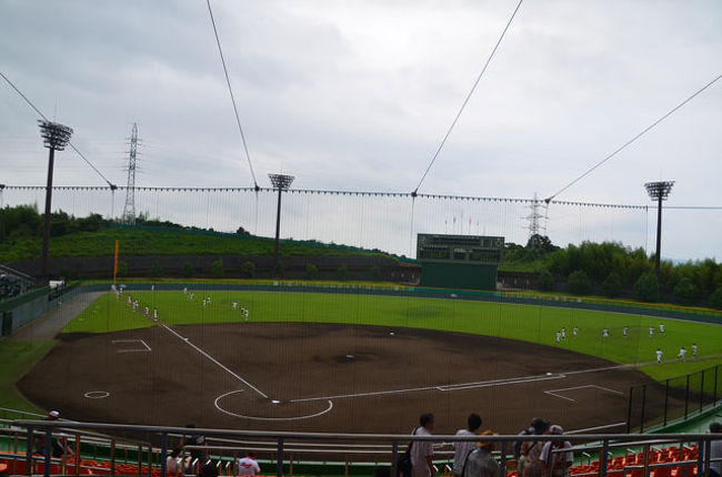 高校野球を見て来ました 2017.07.17 2.清水庵原球場/静岡東−清水桜が丘