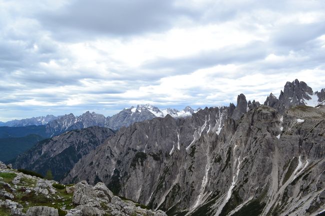 アルプスの山々が見えます。