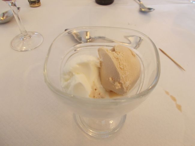 デザートはアイスクリーム