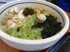 ３度目の休憩は名立谷浜SA　ここでお昼ご飯にしました。

息子は潮騒ラーメン