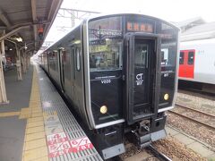 鳥栖からは長崎本線へ。肥前鹿島行きの普通電車に乗車しました。