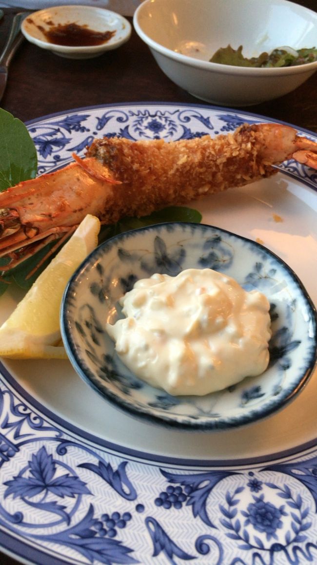 海老フライ最高です〜