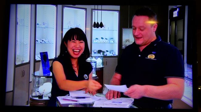 モーニングショーの様子（テレビで）。<br />モーニングショーだけど専ら夜見てました（笑）