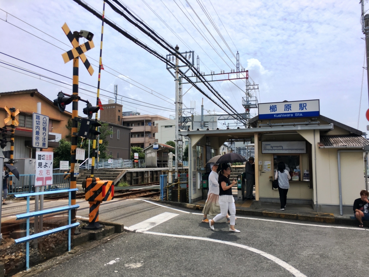 久留米駅の一つ前の櫛原駅です。

最初に櫛原天満宮に参拝をします。