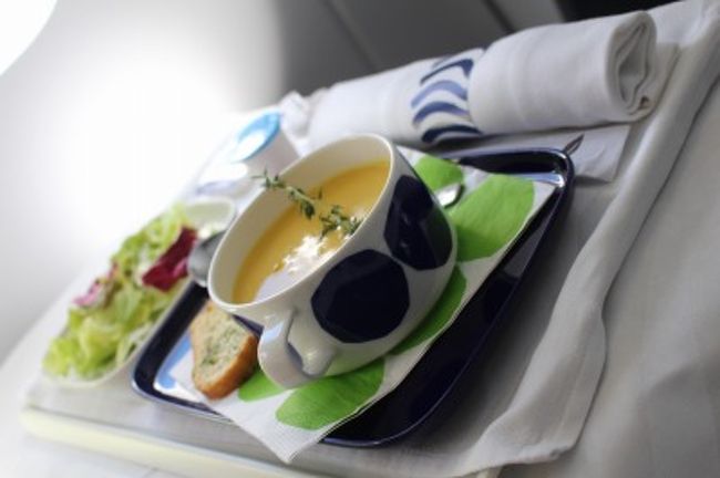 ダーが選んだカボチャのスープ。