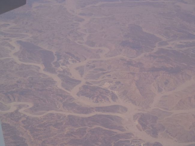 下は川？でも水は見えない