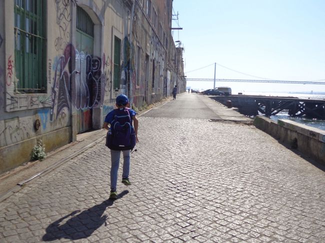 とりあえず、散歩開始