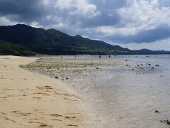 寄りたかった米原ビーチです。
途中で有料駐車場のおじさんが入れと、誘導しますが、無視です。
さらに進むと、無料の駐車場が有ります。