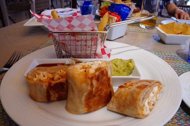 トルティーヤ<br />柔らかい生地のやつ美味しくて気に入りました。具は、基本豚肉か鶏肉と野菜だったような…