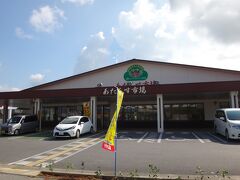 レンタカーの隣の「宮古あたらす市場」でマンゴーの買い付け。