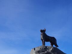 「バウンダリー犬の像」

教会のすぐ近くに建ってます。
青空をバックにキリっと空を見上げる姿が凛々しい。

