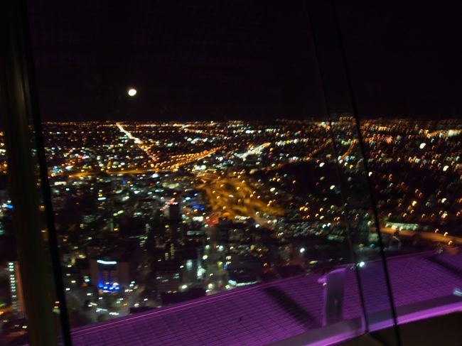 タワーからは月も見ることができました。わざわざ三脚を持ってきたのにテカポに満足してホテルに置いてきてしまったのが心残りでした。