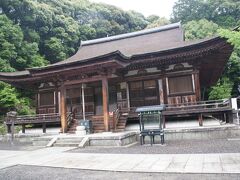 ●本殿＠長弓寺

これが国宝の本殿。
何が国宝なのかわかりませんが、鎌倉時代に建立された建物のようです。
