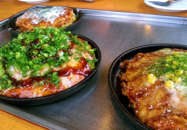 明けて4日目。せっかく関西に来たのでお好み焼きを…と思ったら広島風の店だった（笑）。