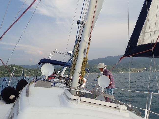 安定感抜群のヨット